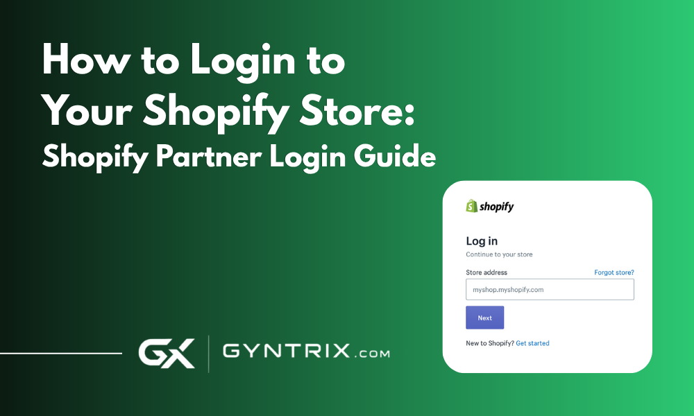 Login to Your Shopify Store